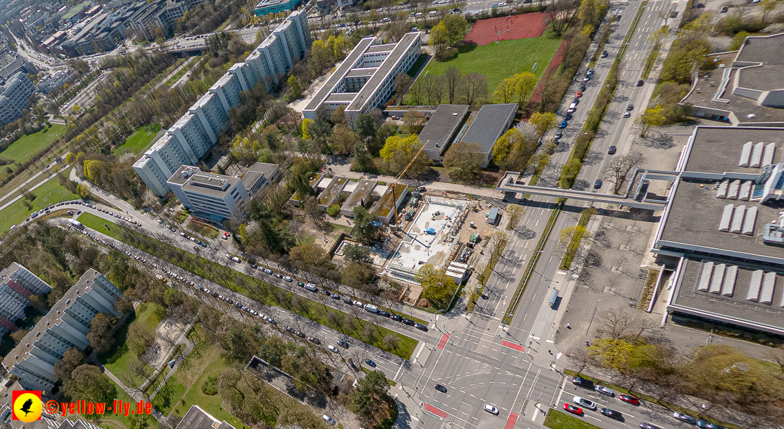 21.04.2023 - Baustelle Haus für Kinder in Neuperlach
